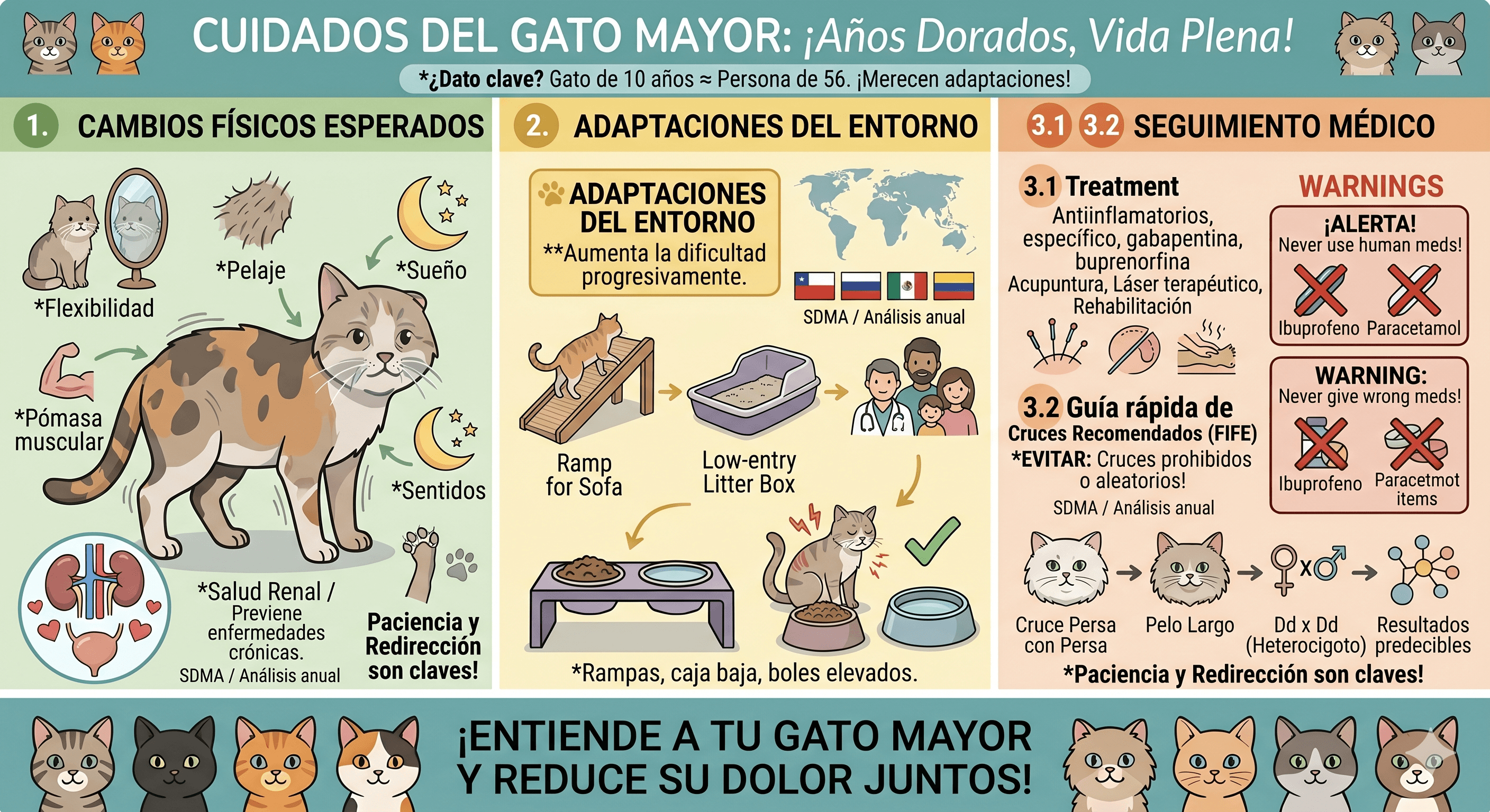 Cambios físicos esperados