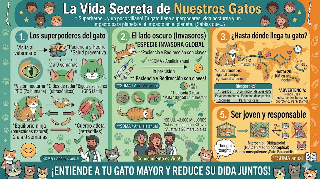 Los superpoderes del gato (sí, en serio)